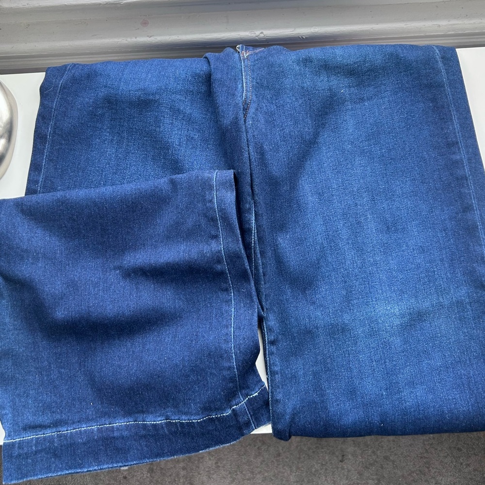 Paige ‘Anessa’ Wide Leg Crop Denim-size 30 - Picture 6 of 9